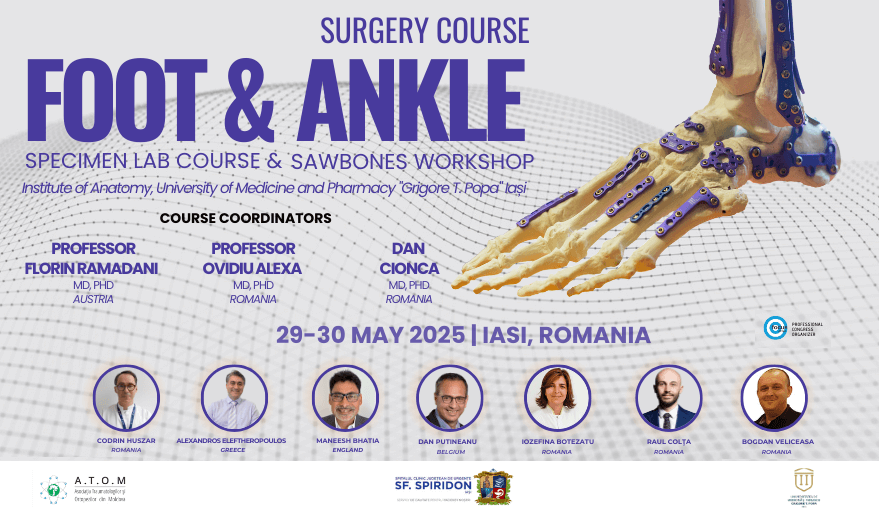 SURGERY COURSE FOOT AND ANKLE  SPECIMEN LAB COURSE & SAWBONE WORKSHOP 